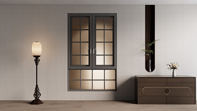 蘭亭斷橋平開窗（外開內(nèi)開）