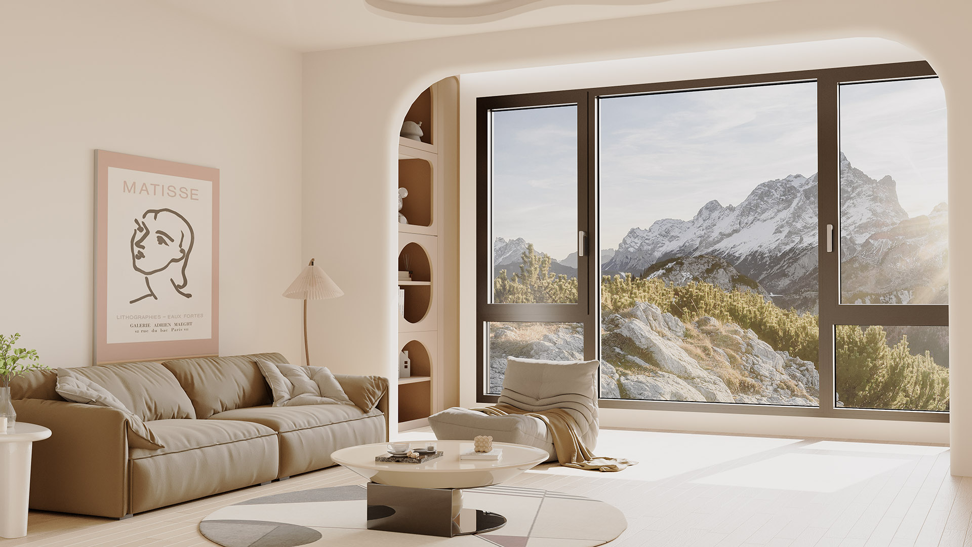 塞納河畔PLUS斷橋平開窗（內(nèi)開）